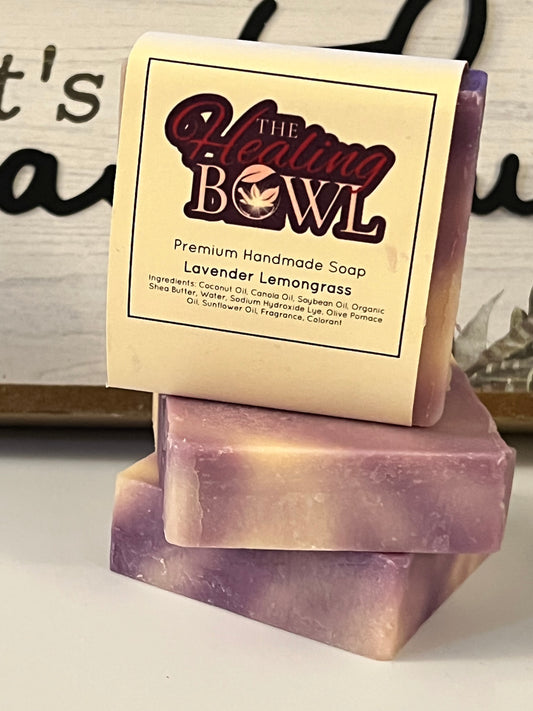 Lavender Lemongrass Handmade Bar Soap